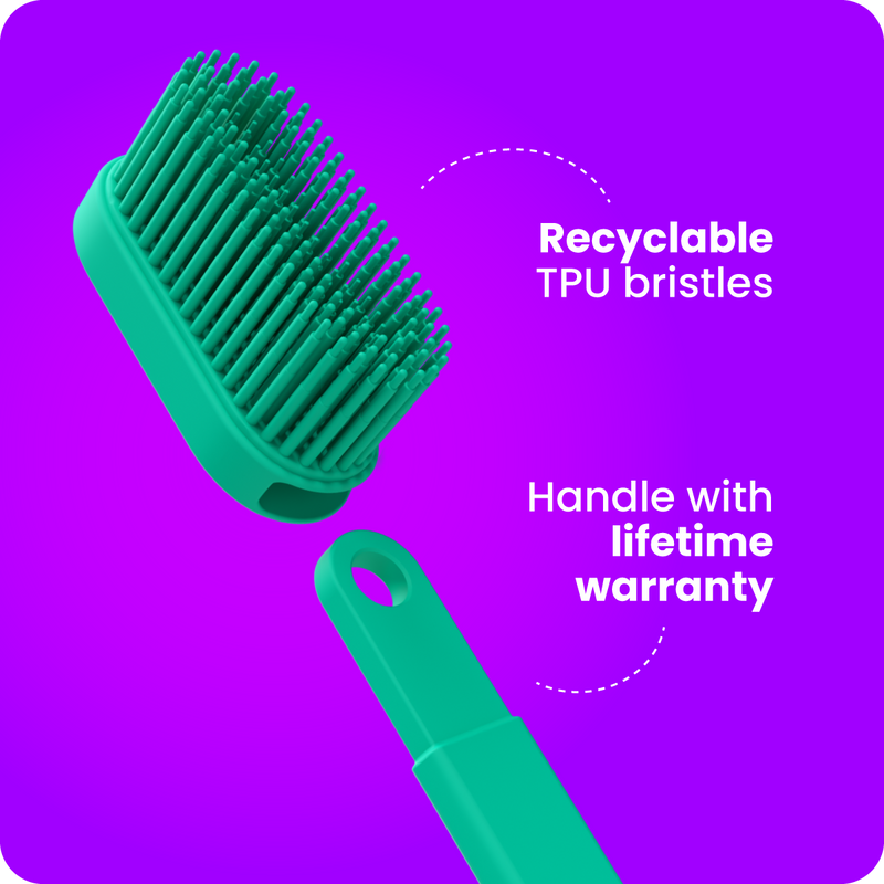 7. Replace only the heads, not the entire brush