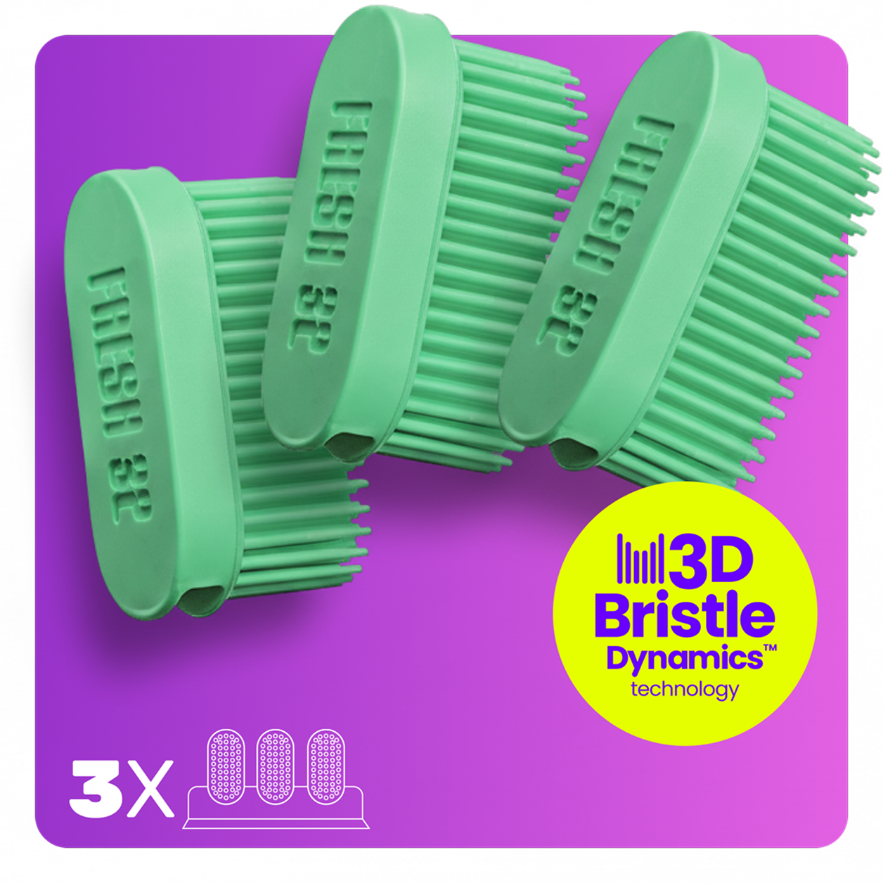 Hlavice 3D Bristle Dynamics™