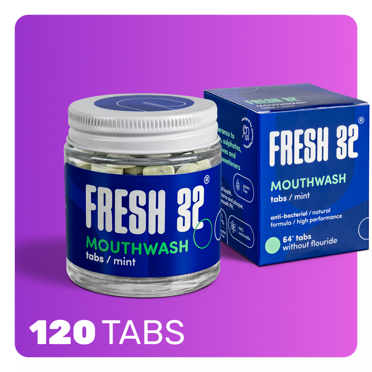 Tablety ústnej vody 