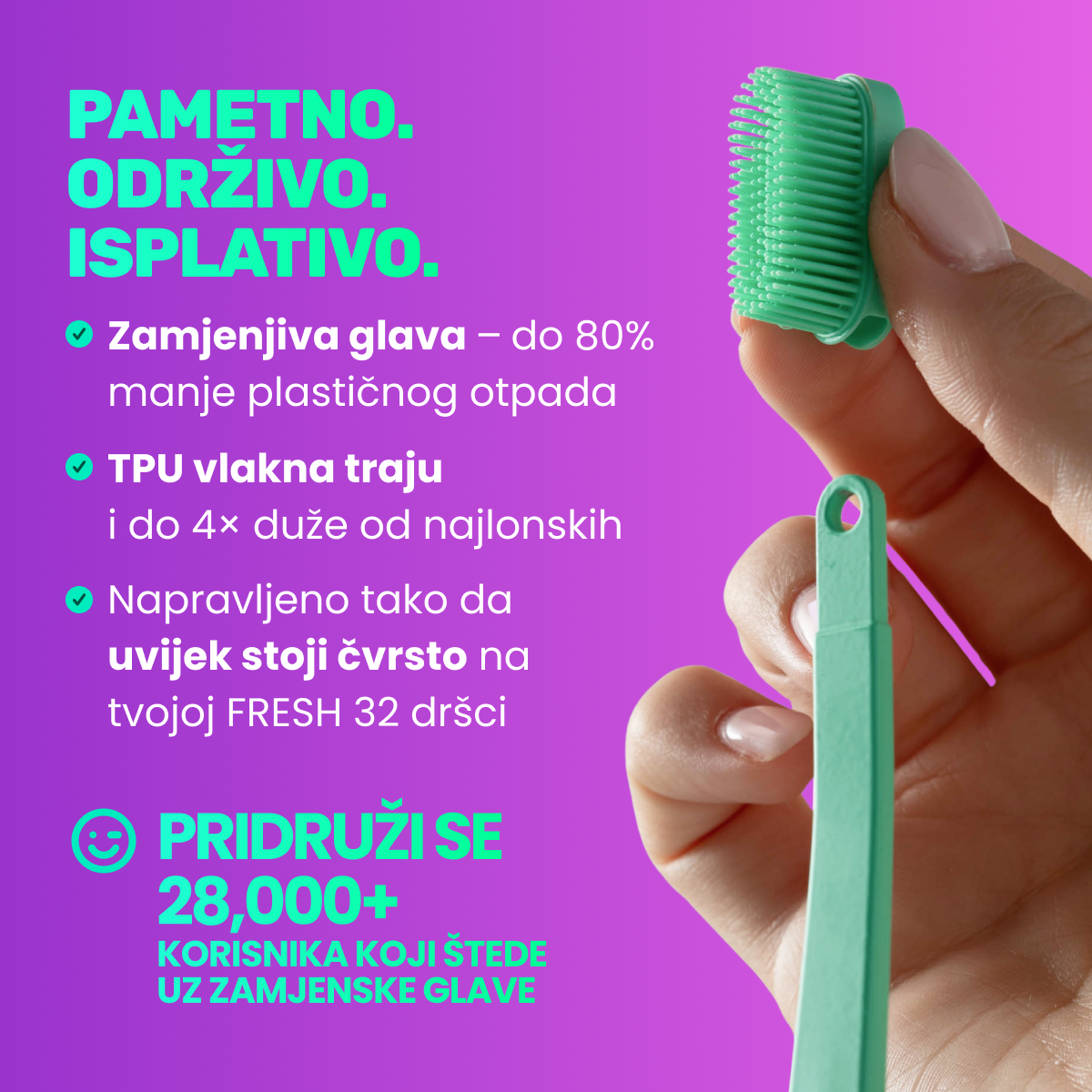 3D Bristle Dynamics™ heads