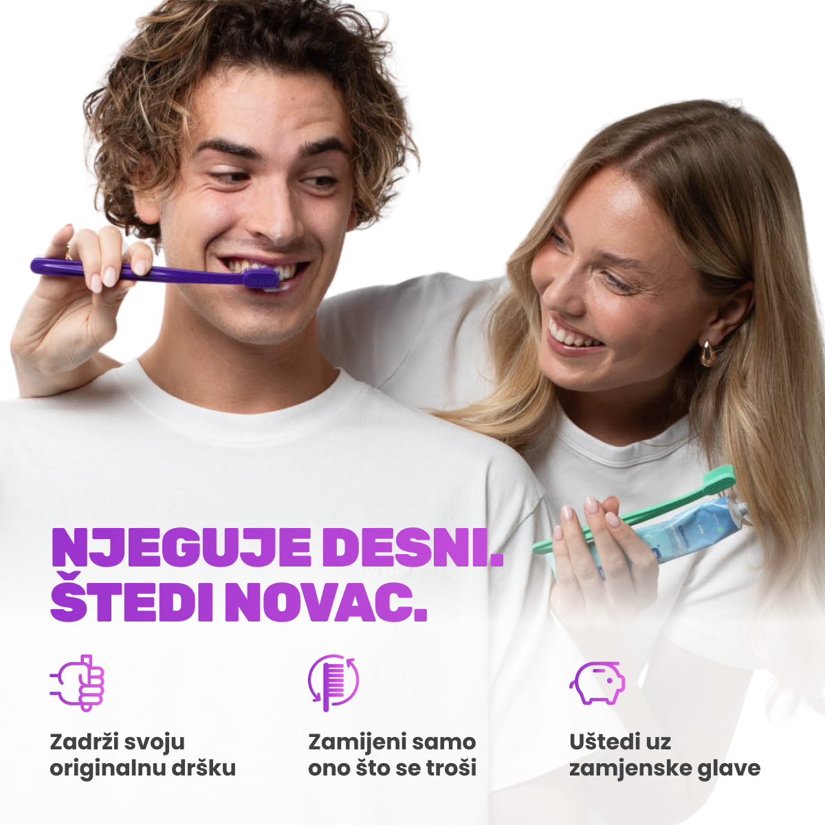 3D Bristle Dynamics™ heads