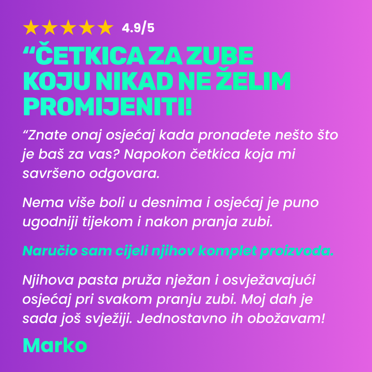 REFILL Oral Care Kit – for 1 person