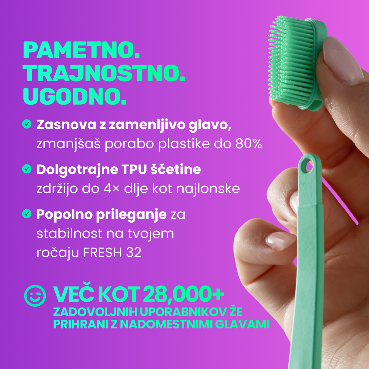 3D Bristle Dynamics™ heads