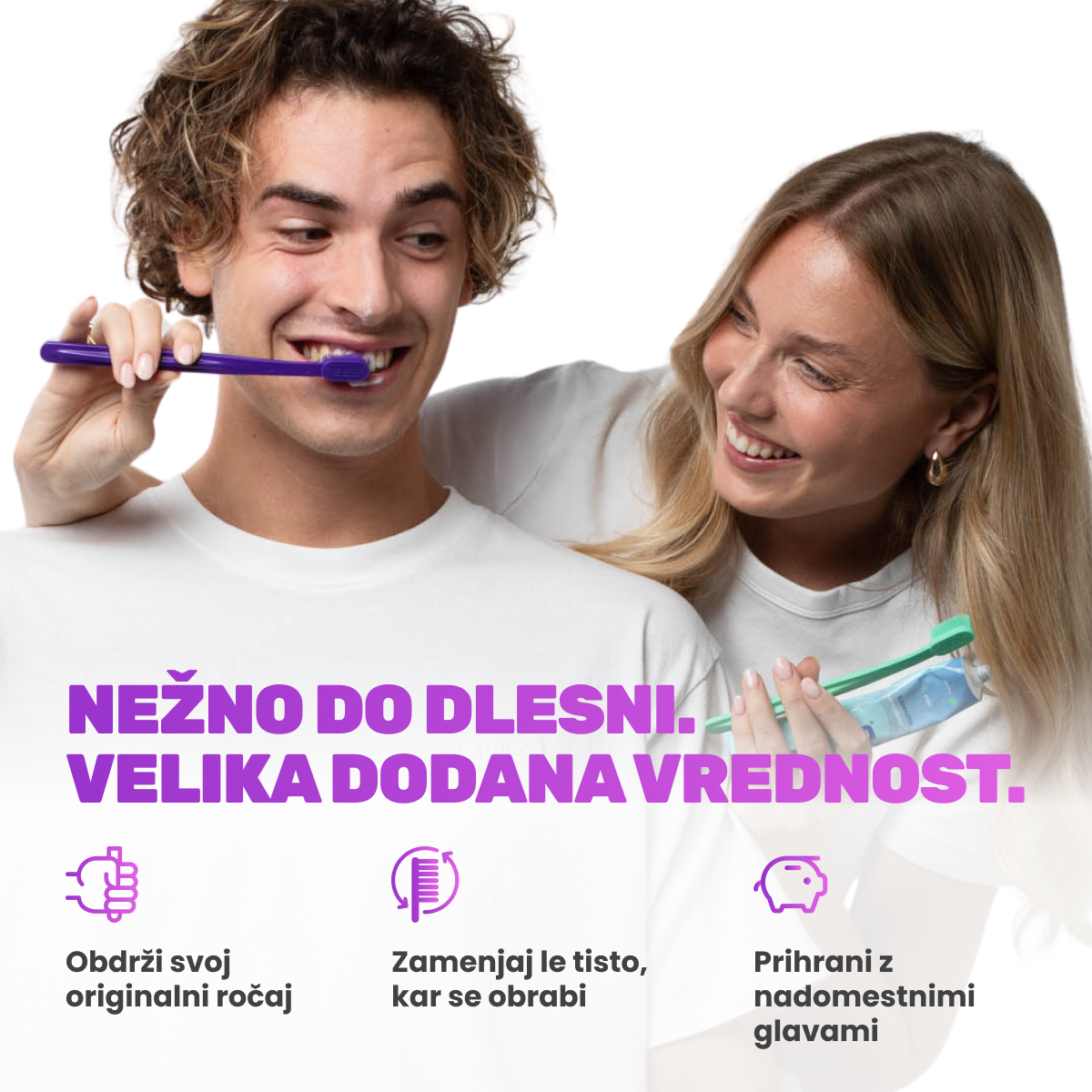 3D Bristle Dynamics™ heads