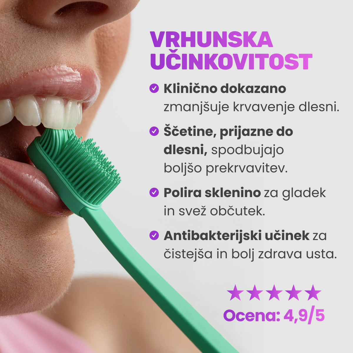 3D Bristle Dynamics™ toothbrush