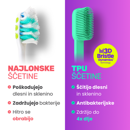 3D Bristle Dynamics™ zobna ščetka