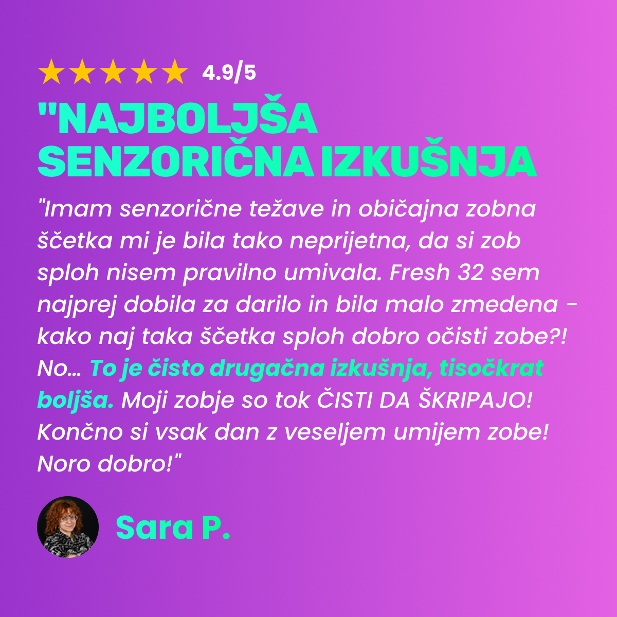 3D Bristle Dynamics™ toothbrush