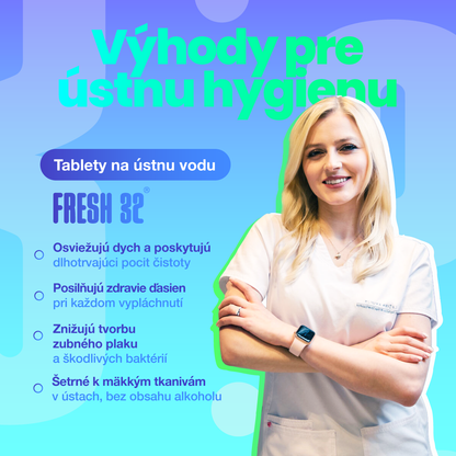 Tablety ústnej vody 