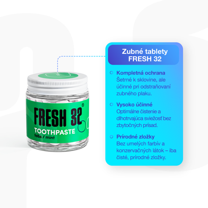 Tablety zubnej pasty