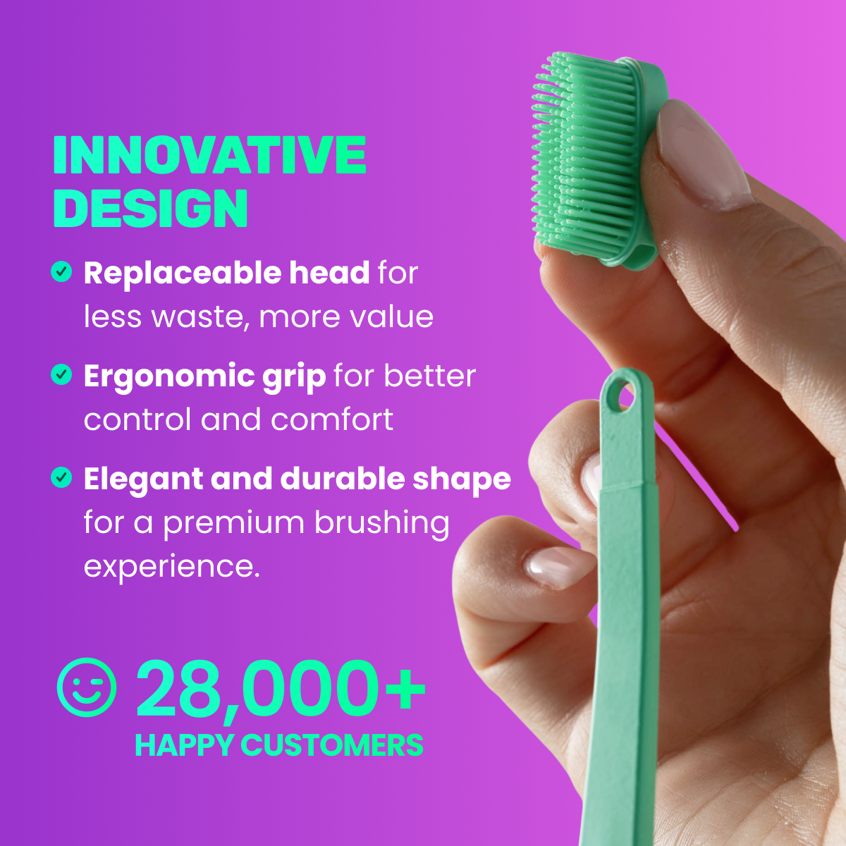 3D Bristle Dynamics™ toothbrush