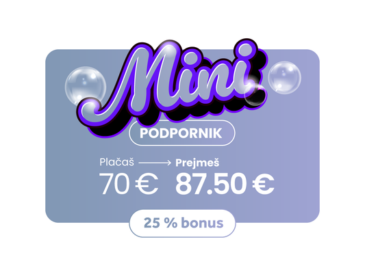 GIFT CARD - podporovatelia