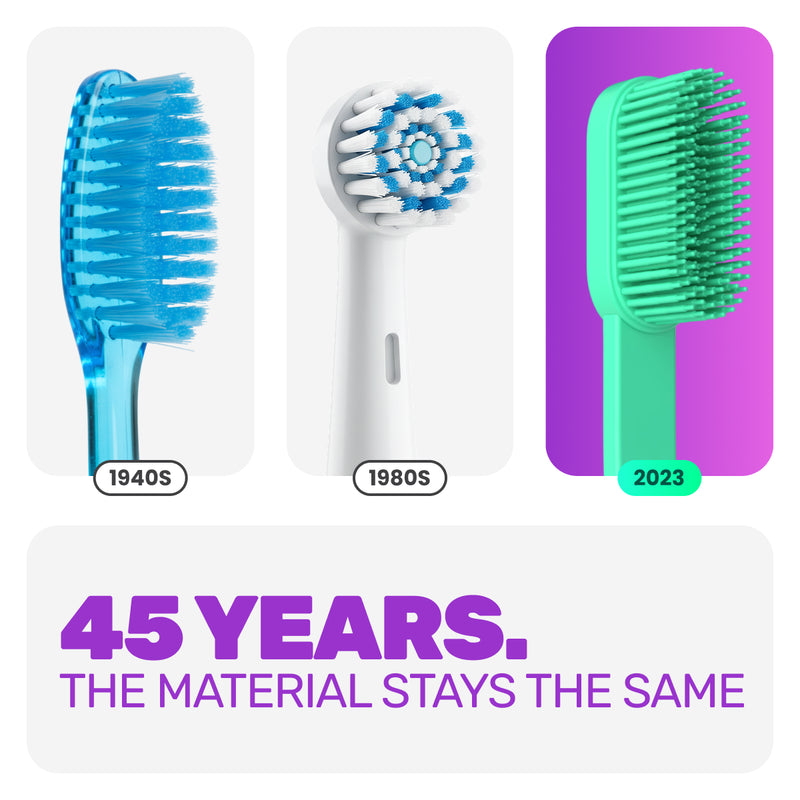 A €150 sonic brush has the same problem as a €1 one